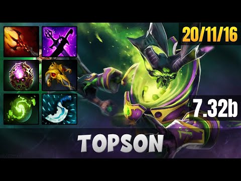 TOPSON Pugna MID LANE Gameplay WITH 20 KILLS | Dota 2 Full Game