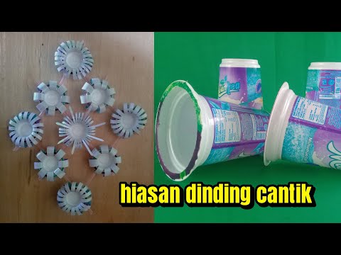  Cara  Membuat Tirai Dari Gelas Plastik Bekas Kreatifitas 