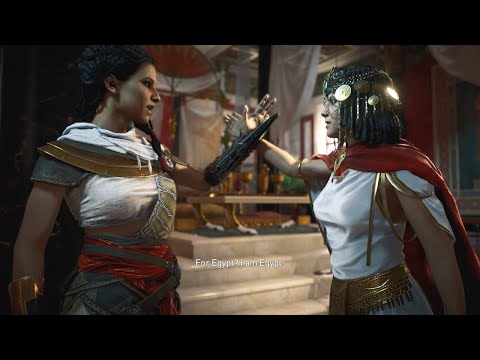 Assassin's Creed Origins - Final Boss Fights & All ENDINGS (Full True Ending)