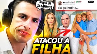 SUPER XANDÃO REAGINDO A FILHA DE ROBERTO JUSTUS SOFRE AMEAÇA NA INTERNET