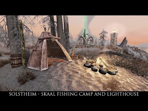 Skyrim SE Mods: Solstheim - Skaal Fishing Camp and Lighthouse by FadingSignal