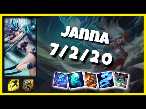 Janna vs Thresh OCE Challenger SUPPORT (7/2/20) - v11.4
