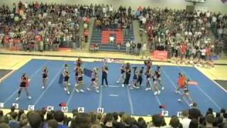 preview picture of video 'Blackman High School Varsity Cheerleader Pep rally for Nationals'