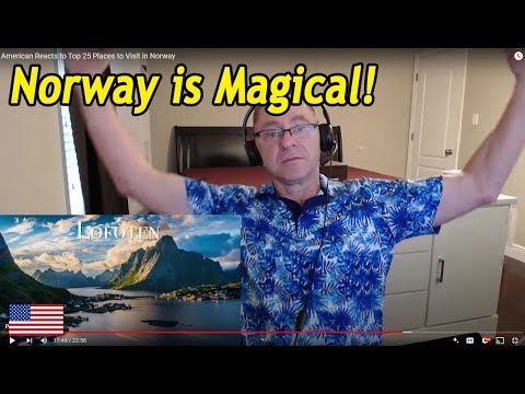 American Reacts to Top 25 Places to Visit in Norway