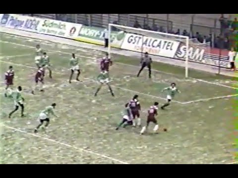 ASSE 2-1 Metz - 24e journée de D1 1990-1991