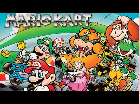 Super Mario Kart - Full Game Walkthrough