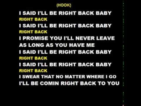 G Swiss - Be Right Back [with Lyrics on screen] (Hip Hop / Rnb)