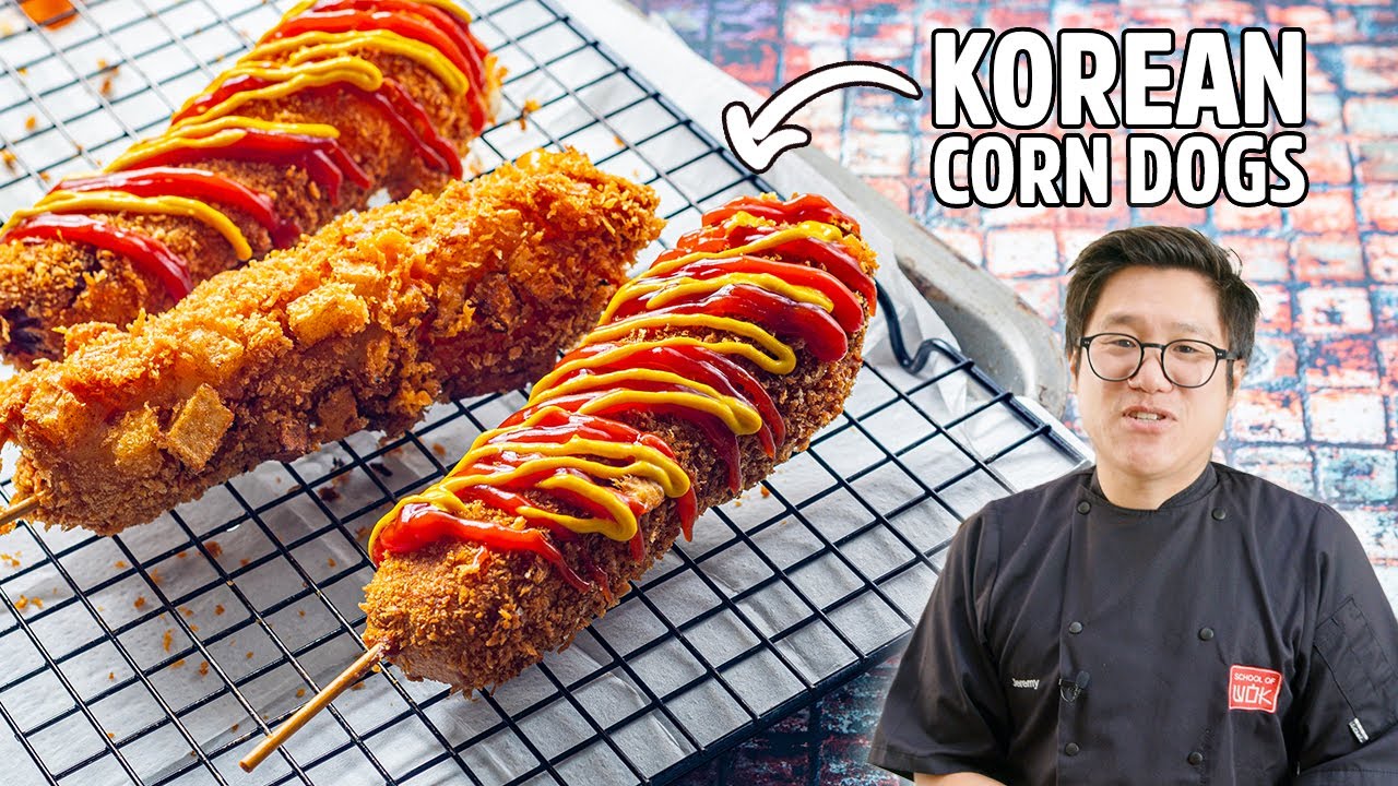 Crunchy, Cheesy, and Delicious: Super Easy Korean Corn Dogs!