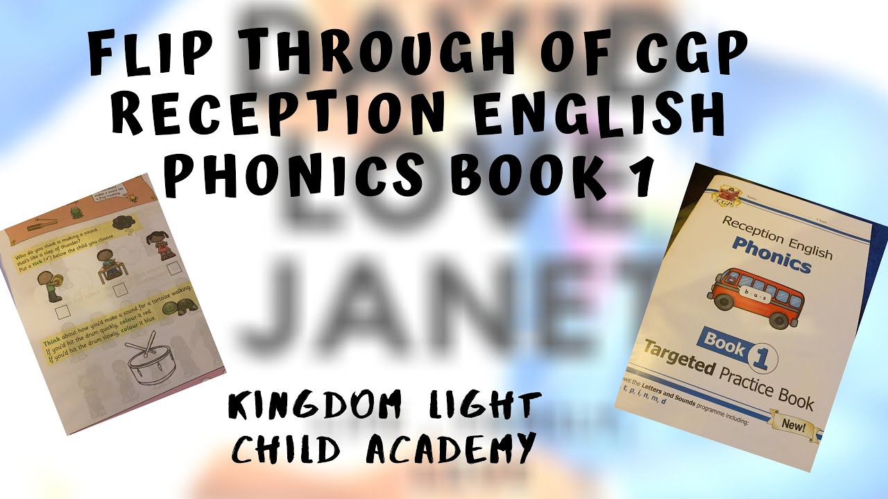 FLIP THROUGH OF CGP RECEPTION ENGLISH PHONICS BOOK 1