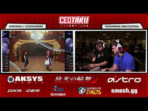 CEOTAKU 2017 MBAACC Top 8 - KUSANAGI vs EMOJI PERSON