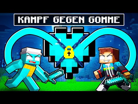 ICH MUSS GEGEN MEINEN VERLINKTEN PARTNER KÄMPFEN! (GAMBO vs GOMME) - Minecraft Helden 2 Training