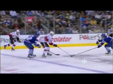 NHL Face-Off: Dion Phaneuf Destroys Stephane da Costa - CBC