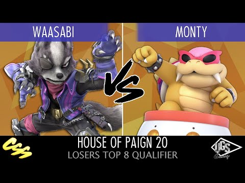 [House of Paign 20] Losers Top 8 Qualifier: Waasabi (Wolf) vs. Monty (Roy)