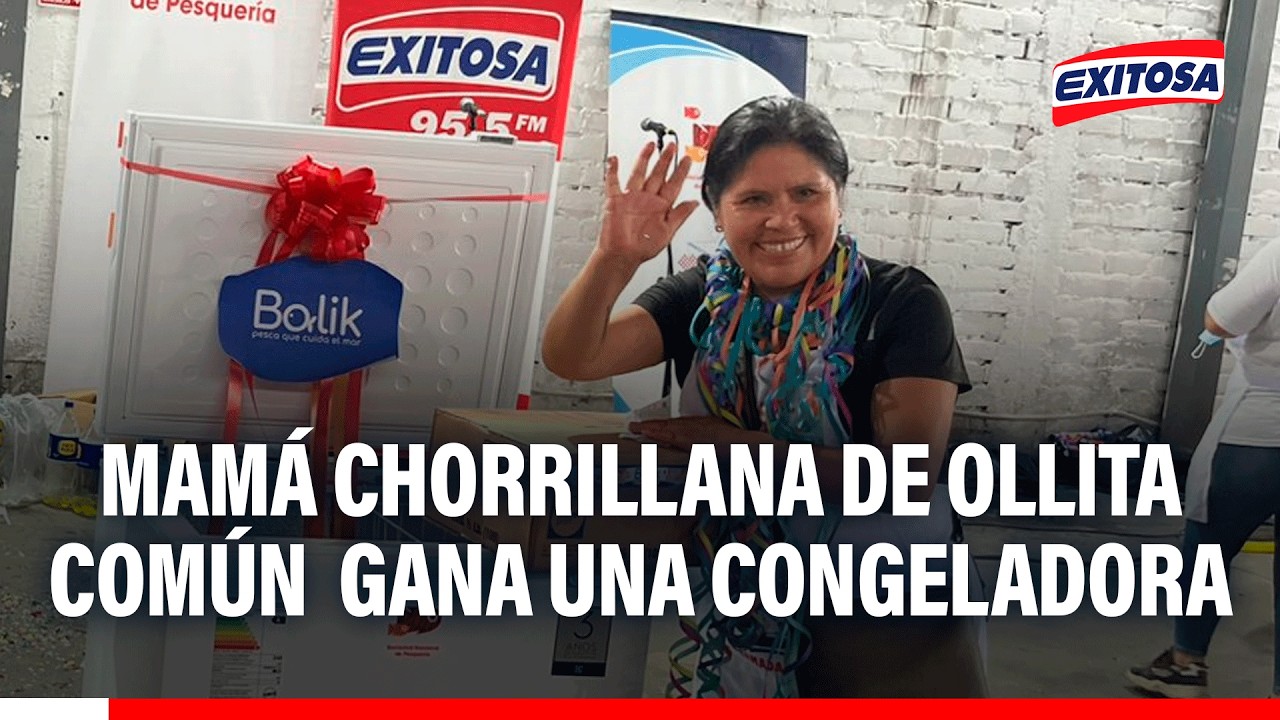 🔴🔵 Mamá de ollita común gana una congeladora por el Día de la Madre gracias a Exitosa y la SNP