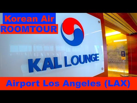 Korean Air Lounge LAX | Airport Los Angeles KAL Roomtour | Der HON PrivateJet