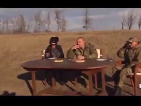 Ալիևները թեյ են խմում Շուշիում