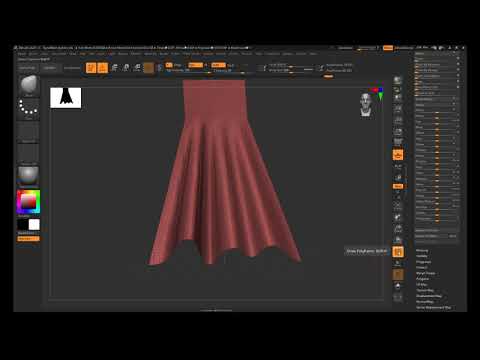 Zbrush Cloth pipe folds tutorial
