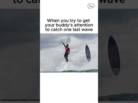 Gabriel Medina let Kanoa Igarashi know he just needs one more wave at the 2024 Olympics in Tahiti