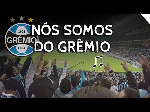 "Nos somos do Grêmio, o clube mais copeiro" Barra: Geral do Grêmio • Club: Grêmio