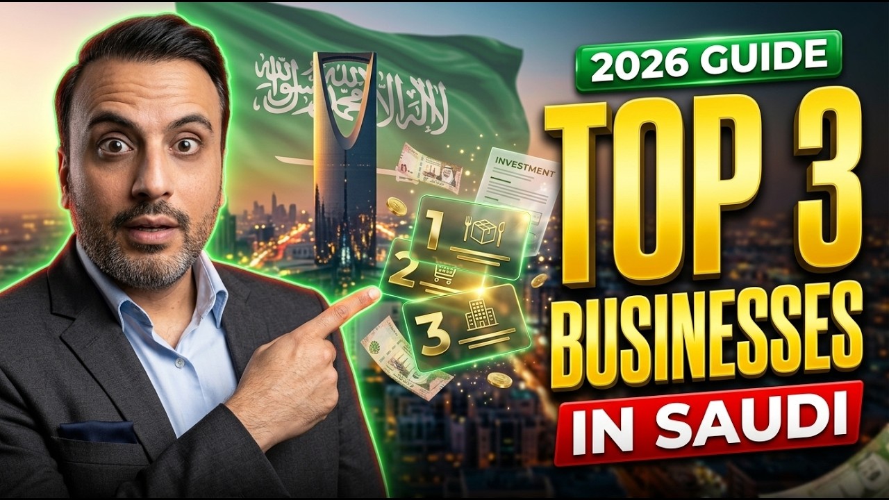 Top 3 Business To Open Saudi Arabia In 2026