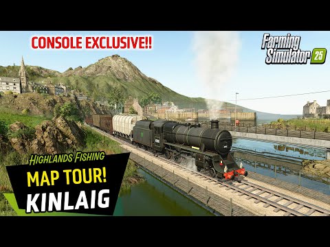 BEST MAP GIANTS HAVE EVER MADE?! (HIGHLANDS FISHING) NEW MOD MAP! (TOUR) Farming Simulator 25