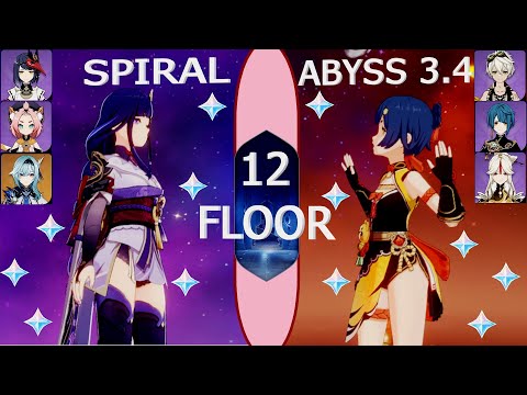 Genshin Impact | How to beat Spiral Abyss 3.4 Floor 12 guide for F2P Players