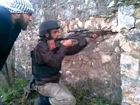 عملية قنص عناصر النظام من قبل لواء المرابطين في معرة النعمان في ريف إدلب ضمن معركة البنيان المرصوص