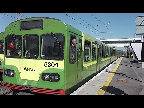 IE 8300 Class Dart Trains 8304 + 8335 - Howth Junction Station, Dublin
