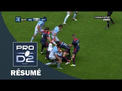 PRO D2 - Résumé Béziers-Bayonne: 36-12 - J29 - Saison 2015/2016