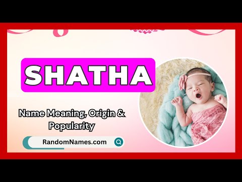 Shatha - Baby Girl Name Meaning, Origin & Popularity - RandomNames.com