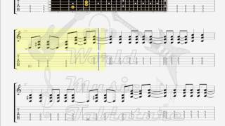 Drowning Pool   Creeping Death Live At Ozzfest 2002 GUITAR 1 TAB