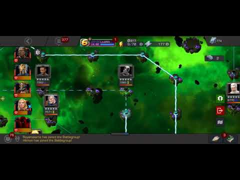 MCOC 5 Star Captain Marvel (Movie) Game play Vs Deadpool X-Force (Binary Ignition)