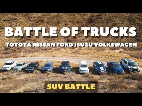 Pickup Trucks Battle: Ford F-150, Toyota Hilux, Nissan, F150 Raptor, Isuzu D-Max & Volkswagen Amarok