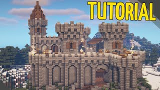 Minecraft How to Build a Winter Castle (Tutorial)