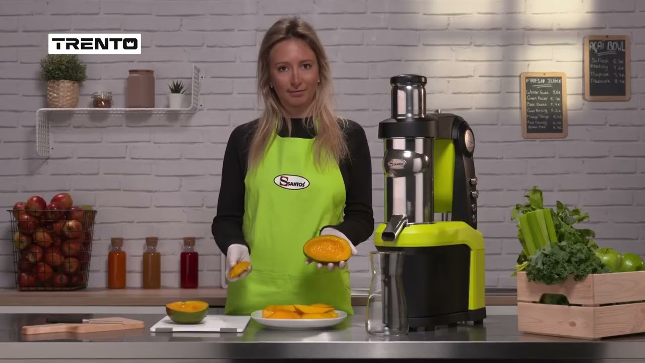 Video thumbnail for Santos Cold Press Juicer Nutrisantos #65