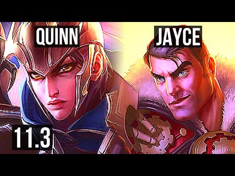 QUINN vs JAYCE (TOP) | 8 solo kills, Legendary, 300+ games | BR Master | v11.3