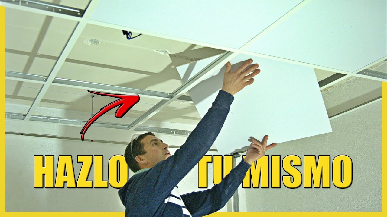 🔶 Como HACER un TECHO DESMONTABLE 👍 paso a paso 2021 | Techo registrable | Cielorraso desmontable