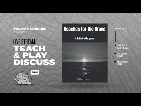 Beaches for the Brave - Solo Teaching, Play-through, & Discussion by Heavy Cardboard