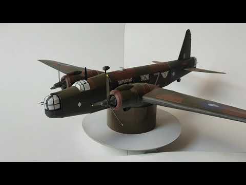 Vickers Wellington Mk. X - model kartonowy