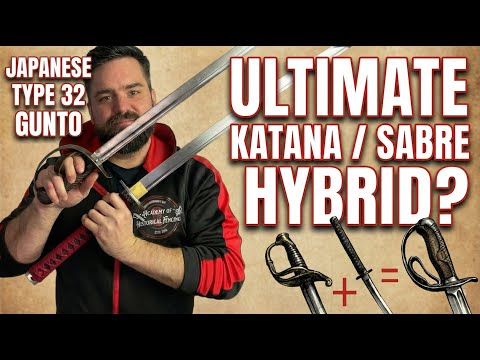 Japan made the best military SABRE? Type 32 Gunto - Katana - Sabre hybrid