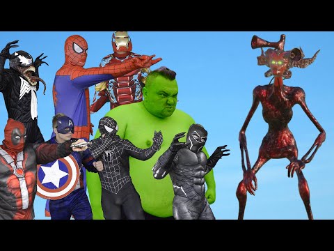 Superheroes VS Devil Siren Head