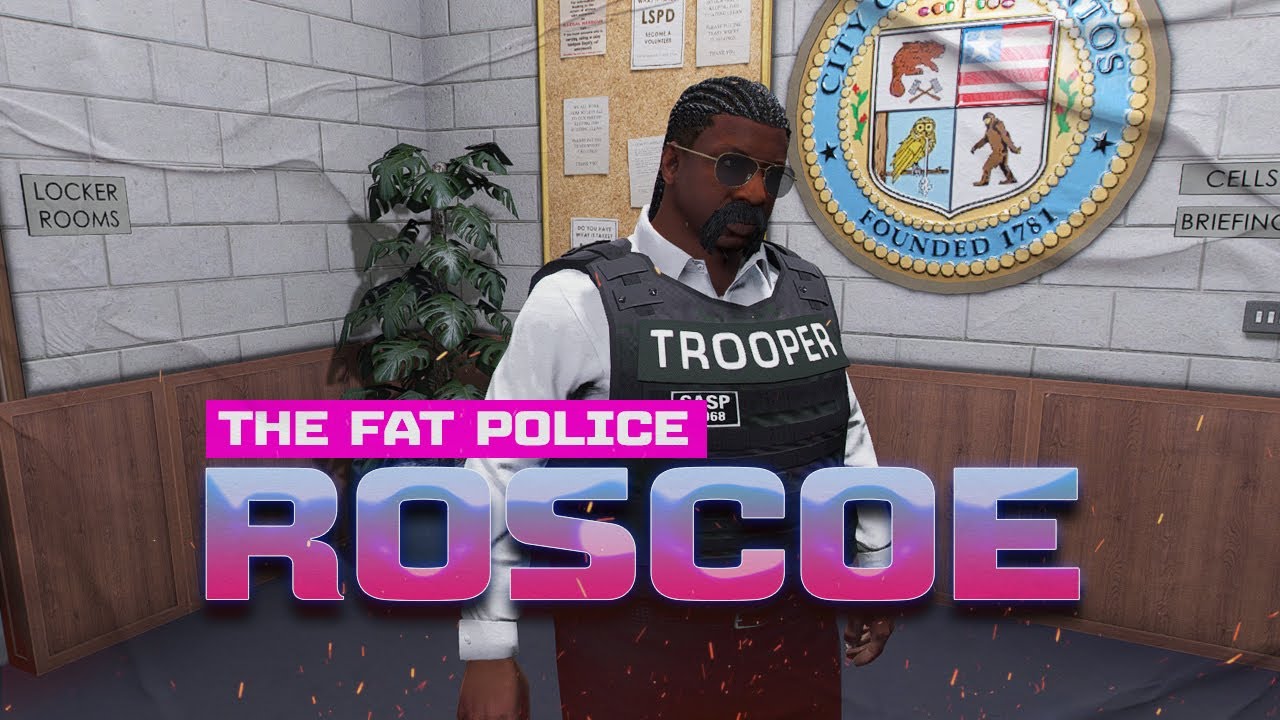 [PED] ROSCOE THE FAT POLICE (Custom Ped) thumbnail 2