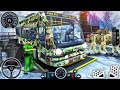Offroad Army Bus Driving Simulator - US Soldier Transport Duty Driver 3D - Android GamePlay