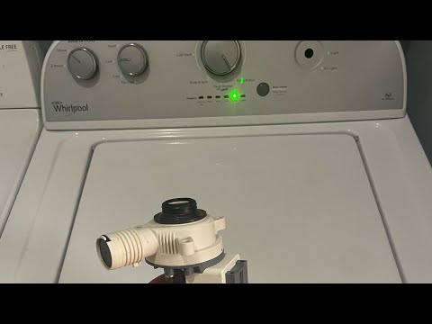 How to replace a washer drain pump.  Whirlpool washing machine drain pump replacement.  #diy