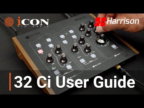 iCON Pro Audio Harrison 32Ci Audio Interface Overview & User Guide