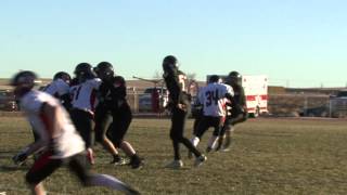 preview picture of video 'Great Plays in Football   Scramble QB Pass Complete!  Wiggins vs  Burlington'