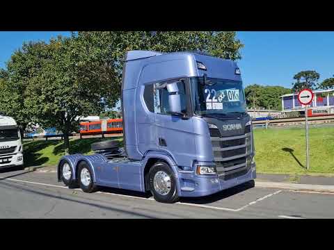 Scania R 500 6x2 Ano 22 Zero Km Com Retarder Pacote Luxo Geladeira - Motor euro 5 - Pronta Entrega