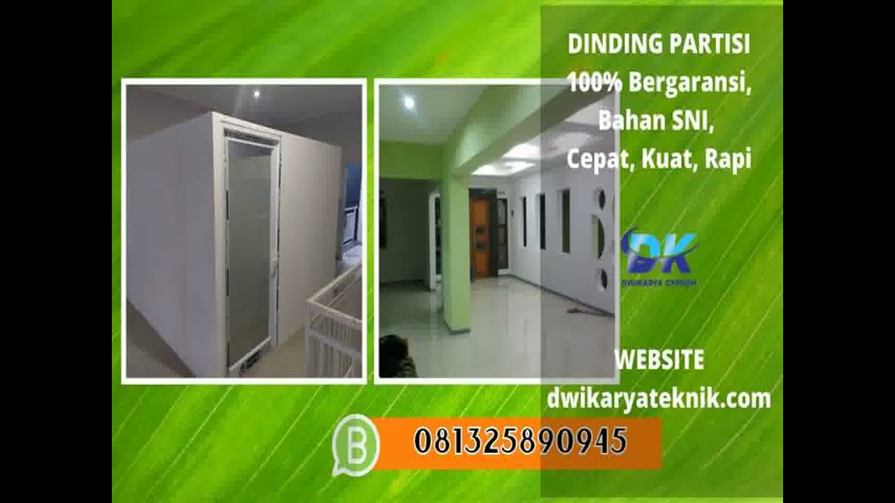 FULL SERVICE, 081325890945   Jasa Pasang Partisi Gypsum 2 Sisi Di Yogyakarta