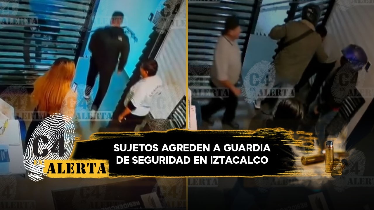 Agredieron a guardia de seguridad en edificio de Iztacalco por impedir paso a repartidor