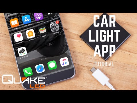 Car-Light Bluetooth app Tutorial!!📱 // QUAKE LED